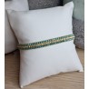 Bracelet tissé 3 rangs Vert Scintillant