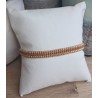 Bracelet tissé 3 rangs Terracotta