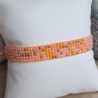 Bracelet tissé 5 rangs Mosaïque Été