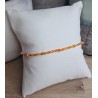 Bracelet fin sans breloque Mix Orange