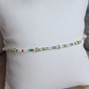 Bracelet fin sans breloque Mix Turquoise
