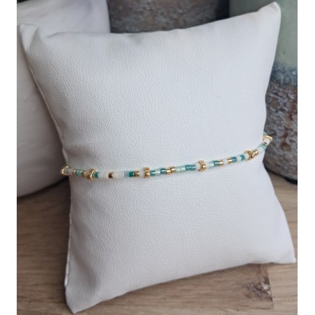 Bracelet fin sans breloque Mix Turquoise