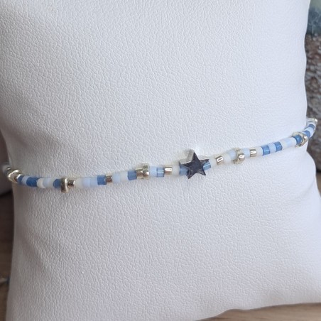 Bracelet fin breloque "Étoile"
