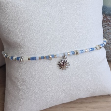 Bracelet fin breloque "Soleil"