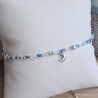 Bracelet fin breloque "Lune"