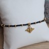 Bracelet fin breloque "Abeille"