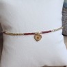 Bracelet fin breloque "Coeur"