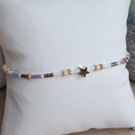 Bracelet fin breloque "Étoile"
