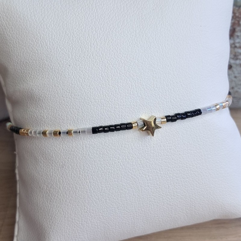 Bracelet fin breloque "Étoile"
