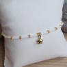 Bracelet fin breloque "Étoile Bombée"