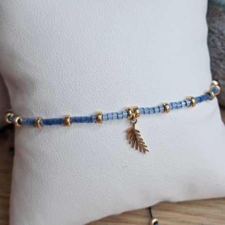 Bracelet fin breloque "Rameau"