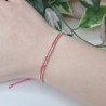 Bracelet double sans breloque Rose/Doré