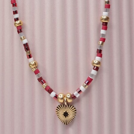 Collier Ras de Cou breloque "Coeur"