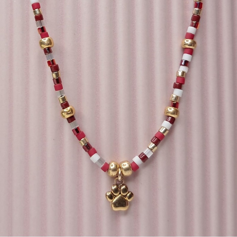 Collier Ras de Cou breloque "Patte"