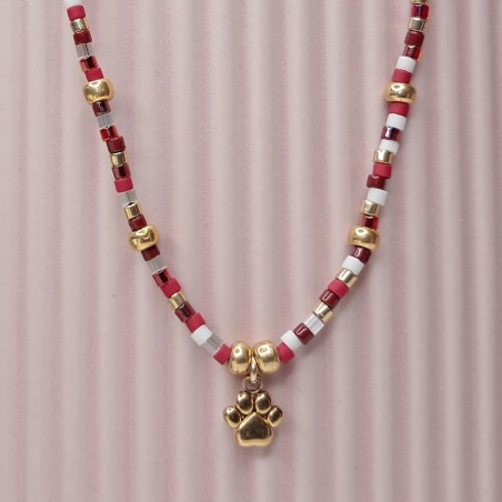 Collier Ras de Cou breloque "Patte"