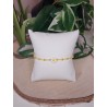 Bracelet fin "Marguerite" jaune